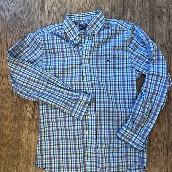 Vineyard Vines Slim Fit Tucker Shirt Party Oxford Small - Picture 1 of 5